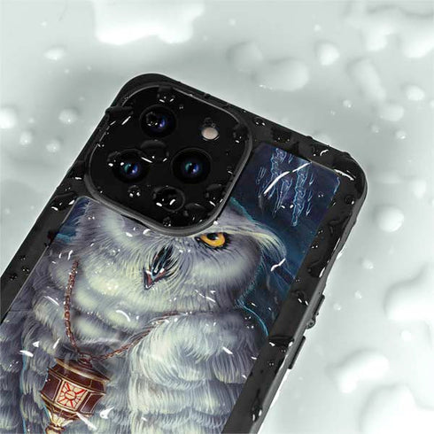 White Owl by Ed Beard Jr iPhone 15 Pro Waterproof Case