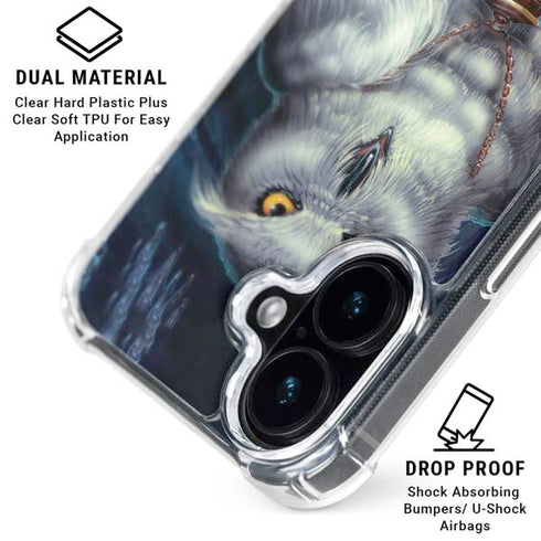 White Owl by Ed Beard Jr iPhone 16 MagSafe Case