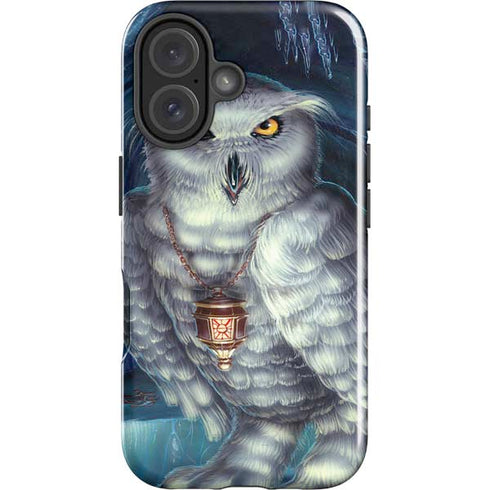 White Owl by Ed Beard Jr iPhone 16 Plus Impact Case