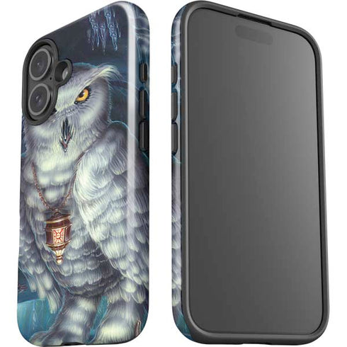 White Owl by Ed Beard Jr iPhone 16 Plus Impact Case