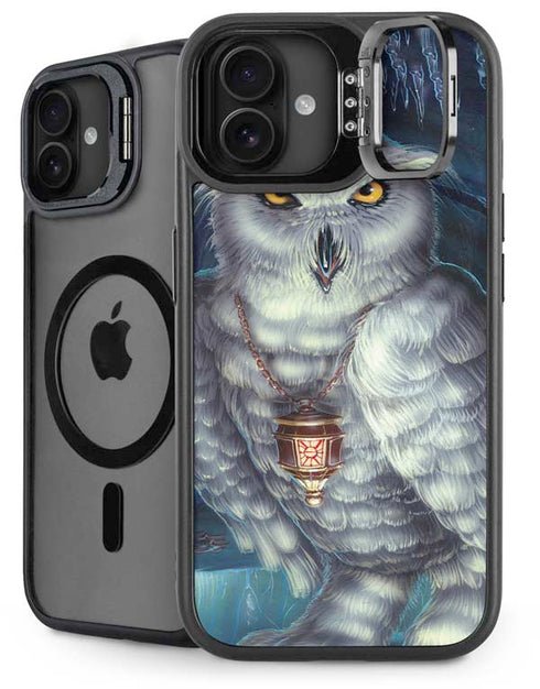 White Owl by Ed Beard Jr iPhone 16 Plus Kickstand Case
