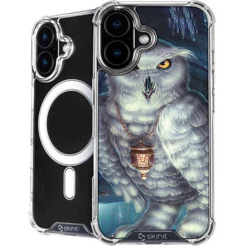 White Owl by Ed Beard Jr iPhone 16 Plus MagSafe Case