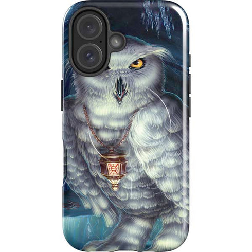 White Owl by Ed Beard Jr iPhone 16 Plus Magsafe Impact Case
