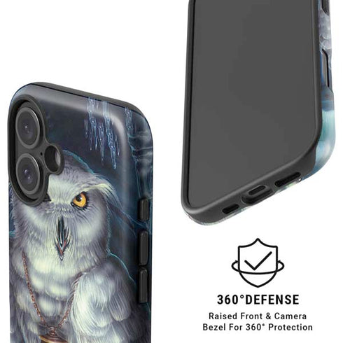 White Owl by Ed Beard Jr iPhone 16 Plus Magsafe Impact Case