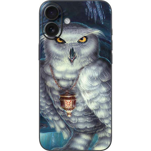 White Owl by Ed Beard Jr iPhone 16 Plus Skin