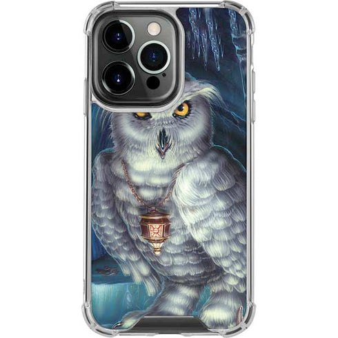 White Owl by Ed Beard Jr iPhone 16 Pro Clear Case