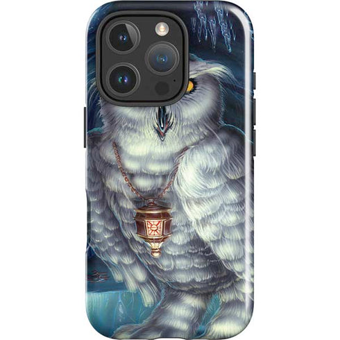 White Owl by Ed Beard Jr iPhone 16 Pro Magsafe Impact Case