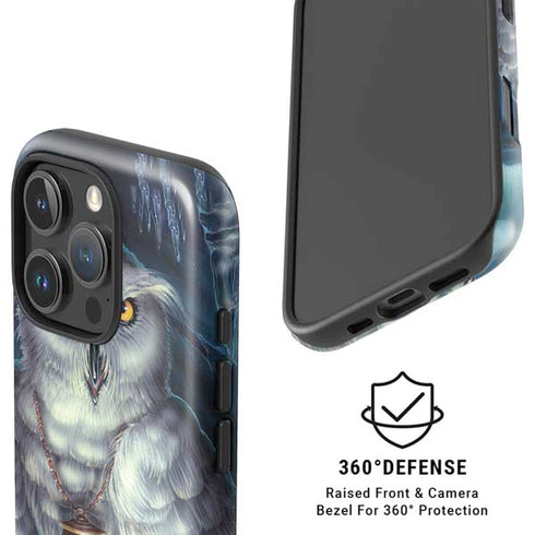 White Owl by Ed Beard Jr iPhone 16 Pro Magsafe Impact Case
