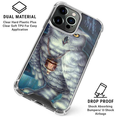 White Owl by Ed Beard Jr iPhone 16 Pro Max Clear Case