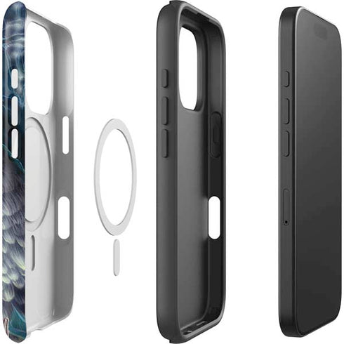 White Owl by Ed Beard Jr iPhone 16 Pro Max Magsafe Impact Case