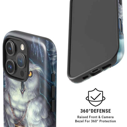 White Owl by Ed Beard Jr iPhone 16 Pro Max Magsafe Impact Case