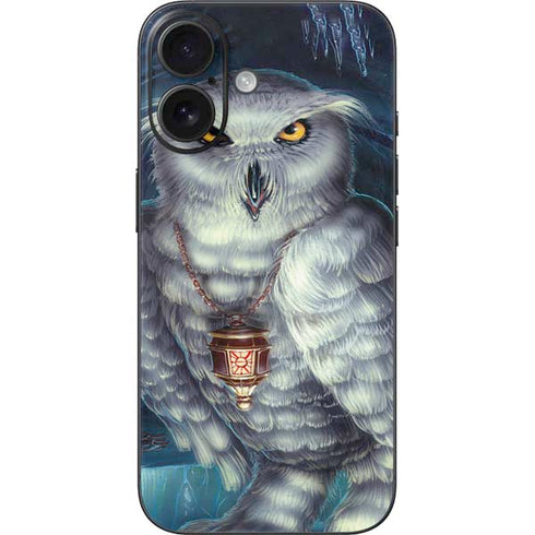 White Owl by Ed Beard Jr iPhone 16 Skin