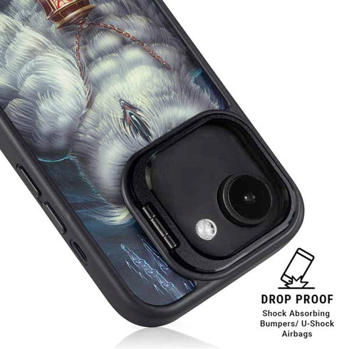 White Owl by Ed Beard Jr iPhone 16e Kickstand Case