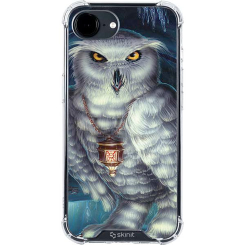 White Owl by Ed Beard Jr iPhone 16e Clear Case