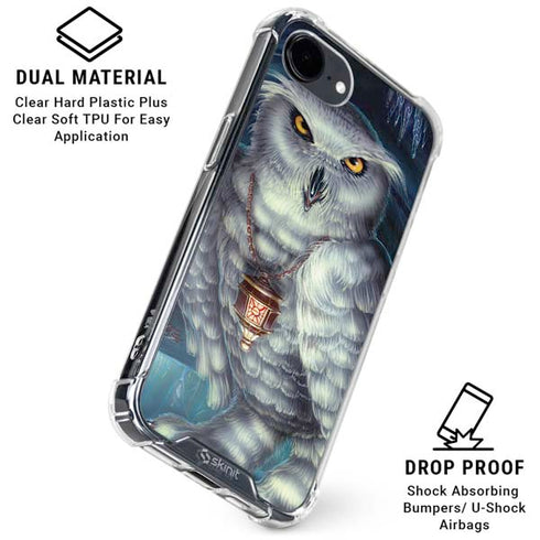 White Owl by Ed Beard Jr iPhone 16e Clear Case