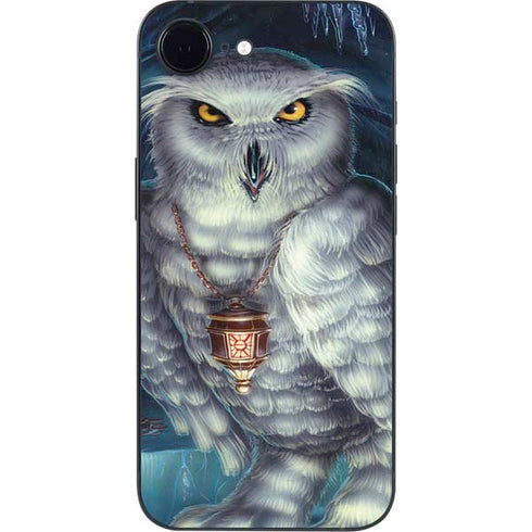 White Owl by Ed Beard Jr iPhone 16e Skin