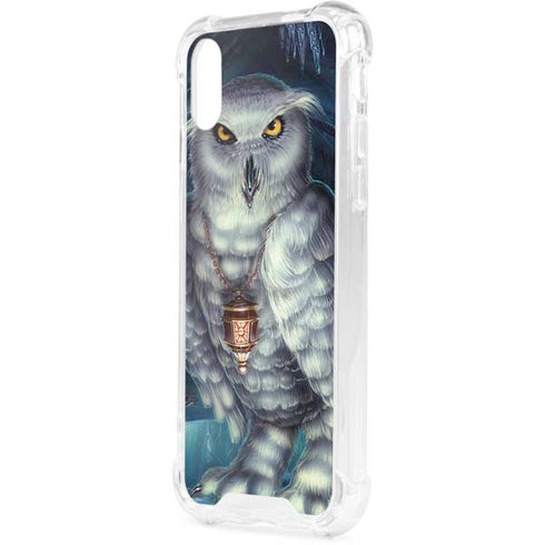 White Owl by Ed Beard Jr iPhone XS Clear Case