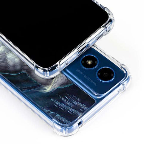 White Owl by Ed Beard Jr Moto G 5G (2024) Clear Case