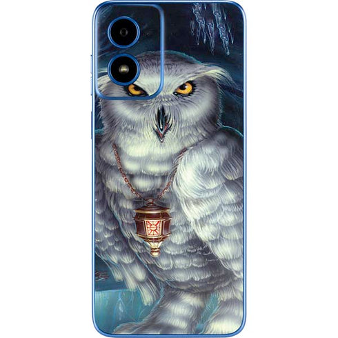 White Owl by Ed Beard Jr Moto G Play 4G (2024) Skin