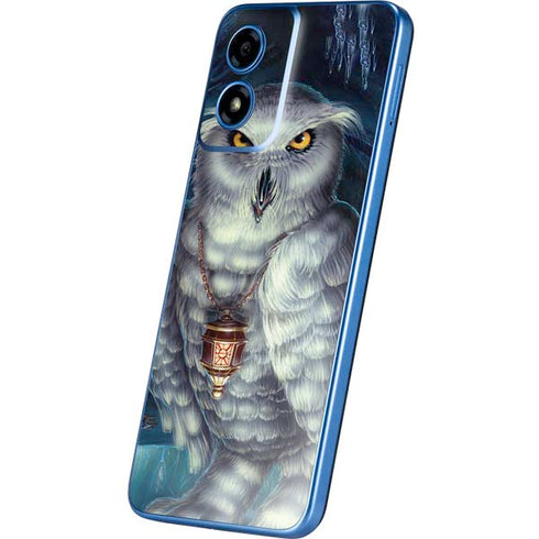 White Owl by Ed Beard Jr Moto G Play 4G (2024) Skin