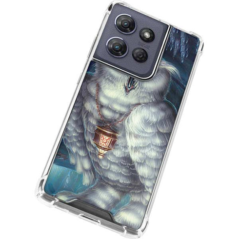 White Owl by Ed Beard Jr Moto G Play 5G (2025) Clear Case