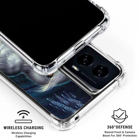 White Owl by Ed Beard Jr Moto G Power 5G (2024) Clear Case