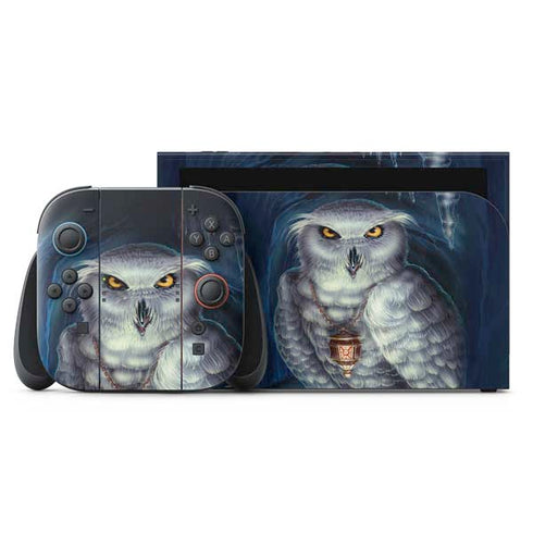 White Owl by Ed Beard Jr Nintendo Switch 2 (2025) with Joy-Con Skin