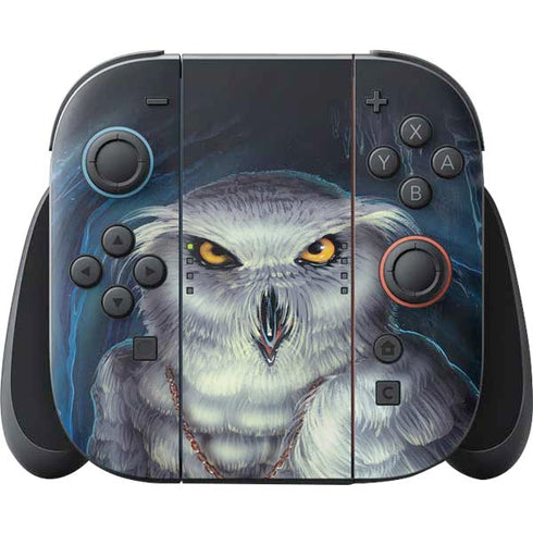 White Owl by Ed Beard Jr Nintendo Switch 2 (2025) Joy-Con Controller Skin