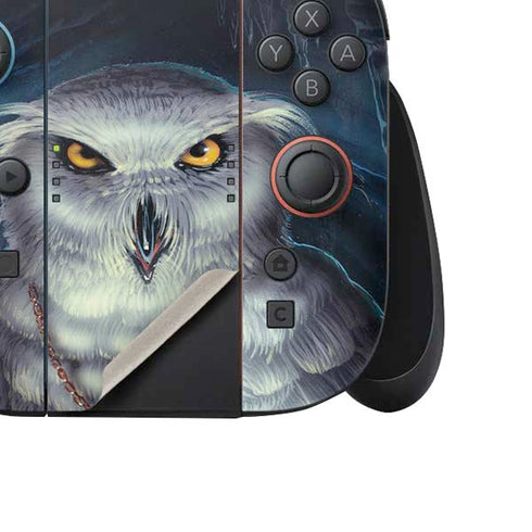 White Owl by Ed Beard Jr Nintendo Switch 2 (2025) Joy-Con Controller Skin