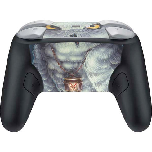 White Owl by Ed Beard Jr Nintendo Switch 2 (2025) Pro Controller Skin