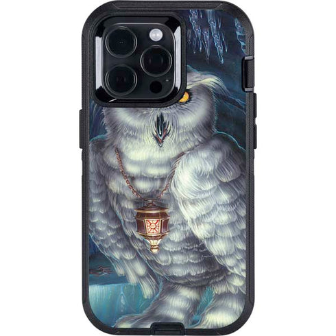 White Owl by Ed Beard Jr Otterbox Defender iPhone Skin