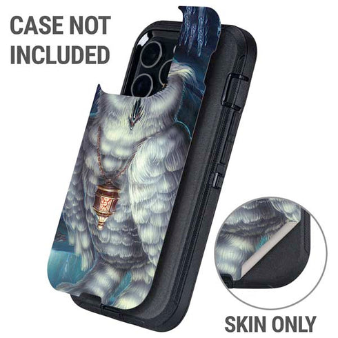 White Owl by Ed Beard Jr Otterbox Defender iPhone Skin