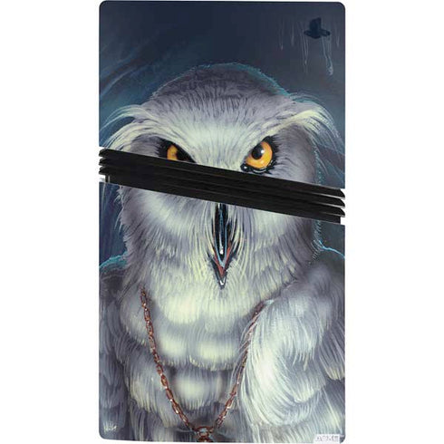 White Owl by Ed Beard Jr PS5 Pro Console Skin