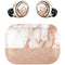 White Rose Gold Marble Amazon Echo Buds Skin