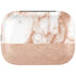 White Rose Gold Marble Amazon Echo Buds Skin