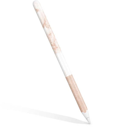 White Rose Gold Marble Apple Pencil (2nd Gen 2019) Skin