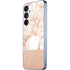 White Rose Gold Marble Galaxy A35 5G Skin