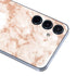 White Rose Gold Marble Galaxy A35 5G Skin