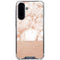 White Rose Gold Marble Galaxy A36 5G Clear Case