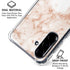 White Rose Gold Marble Galaxy A36 5G Clear Case