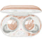 White Rose Gold Marble Galaxy Buds Plus Skin