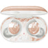 White Rose Gold Marble Galaxy Buds Plus Skin