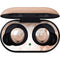White Rose Gold Marble Galaxy Buds Skin