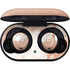 White Rose Gold Marble Galaxy Buds Skin
