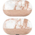 White Rose Gold Marble Galaxy Buds Skin