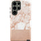 White Rose Gold Marble Galaxy S23 Ultra Pro Case