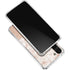 White Rose Gold Marble Galaxy S24 FE Clear Case