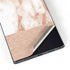 White Rose Gold Marble Galaxy S25 Ultra Skin