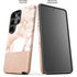 White Rose Gold Marble Galaxy S26 Ultra Impact Case