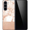 White Rose Gold Marble Galaxy Z Fold5 5G Skin